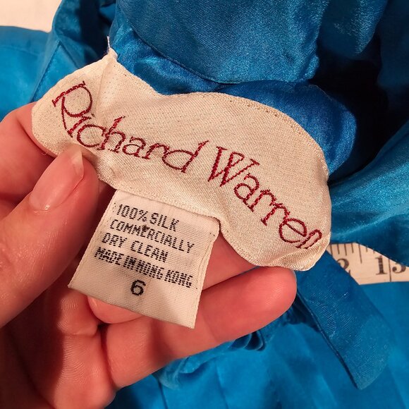 Vintage Richard Warren Silk Top - Picture 6 of 7